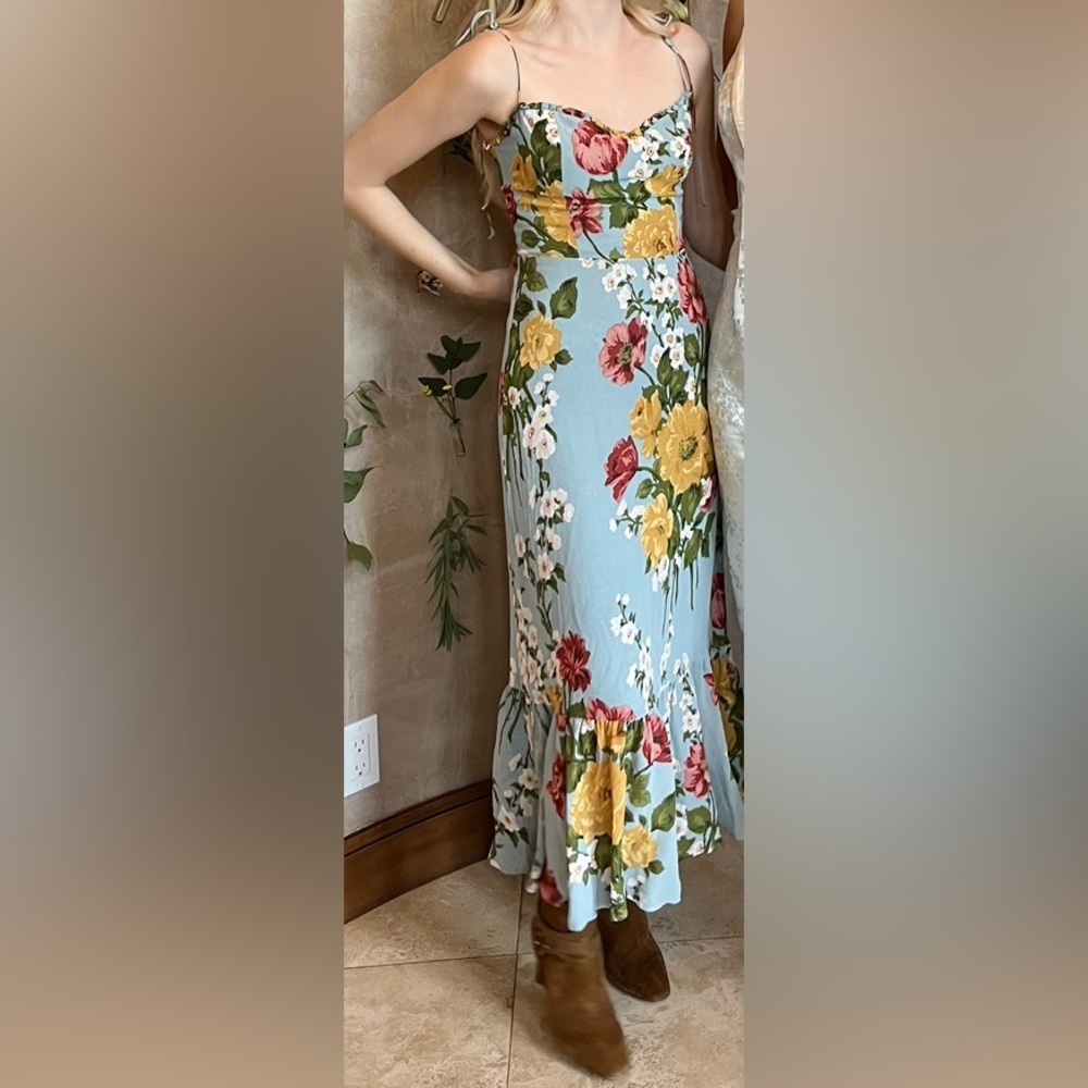 REFORMATION floral dress